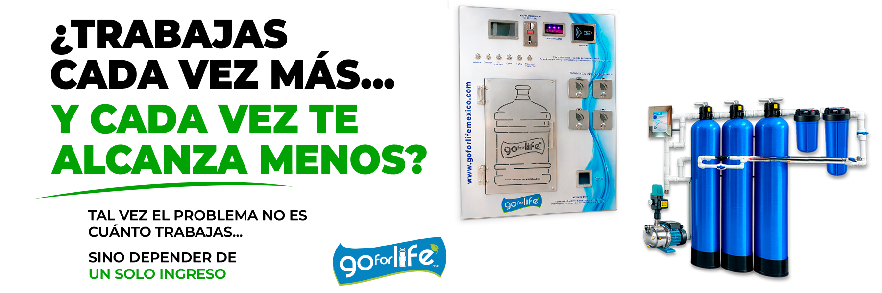 ¿Trabajas cada vez más y cada vez te alcanza menos? Tal vez el problema no es cuánto trabajas, sino depender de un solo ingreso - Go For Life México